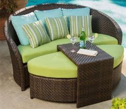 Round Wicker Outdoor Daybeds ~ Outdoor Furniture